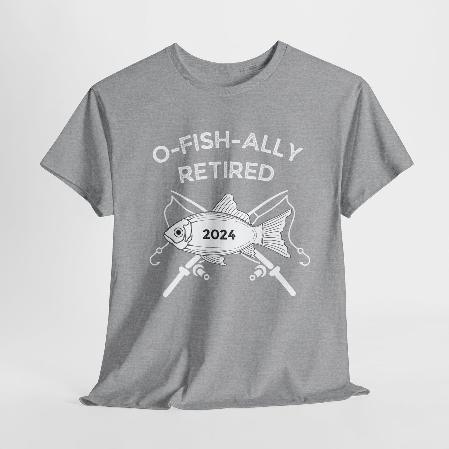 O-FISH-ALLY Retired - Unisex Heavy Cotton Tee