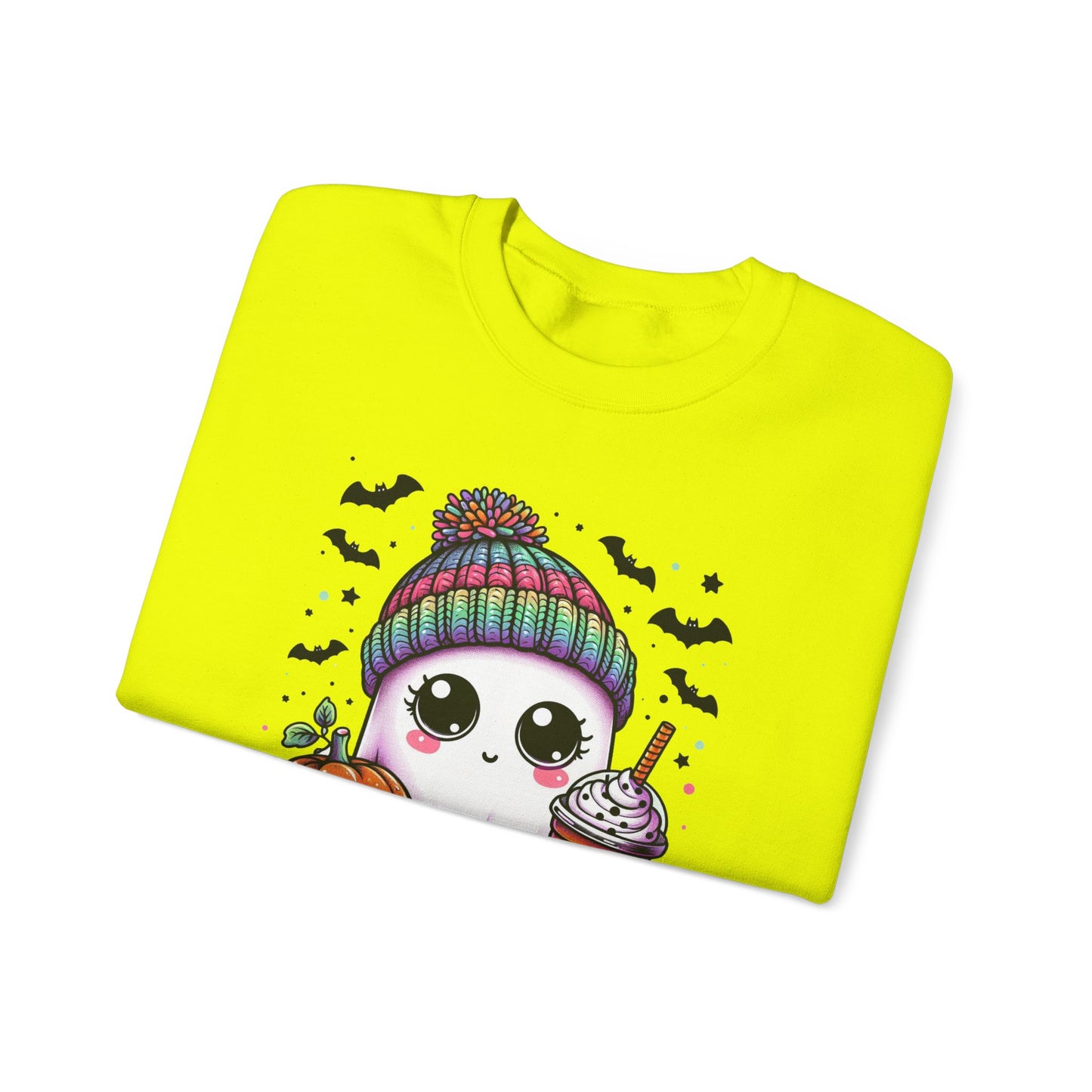 Halloween Sweatshirt - Ghost with Latte