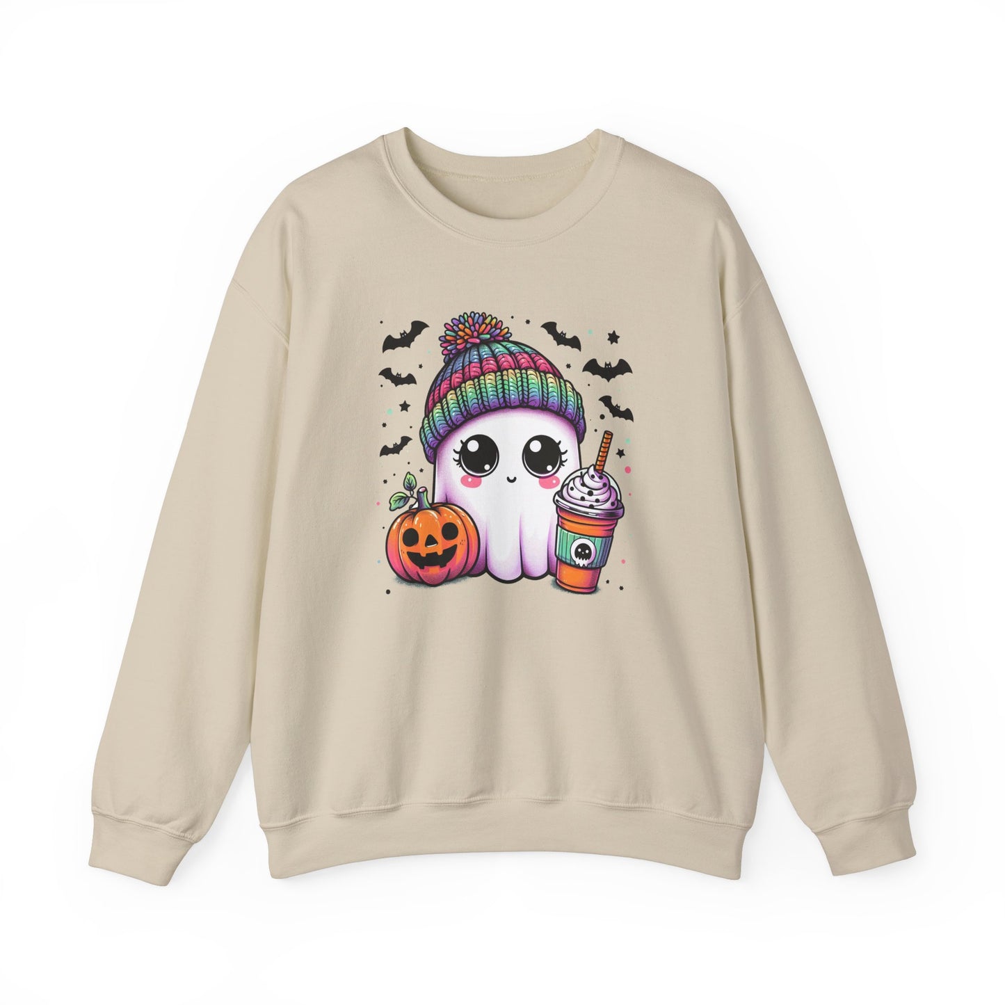 Halloween Sweatshirt - Ghost with Latte