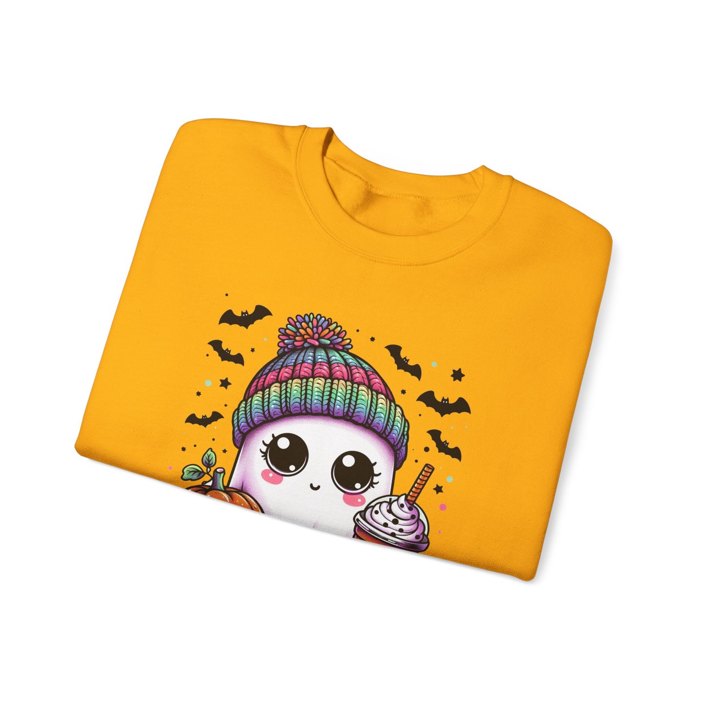 Halloween Sweatshirt - Ghost with Latte