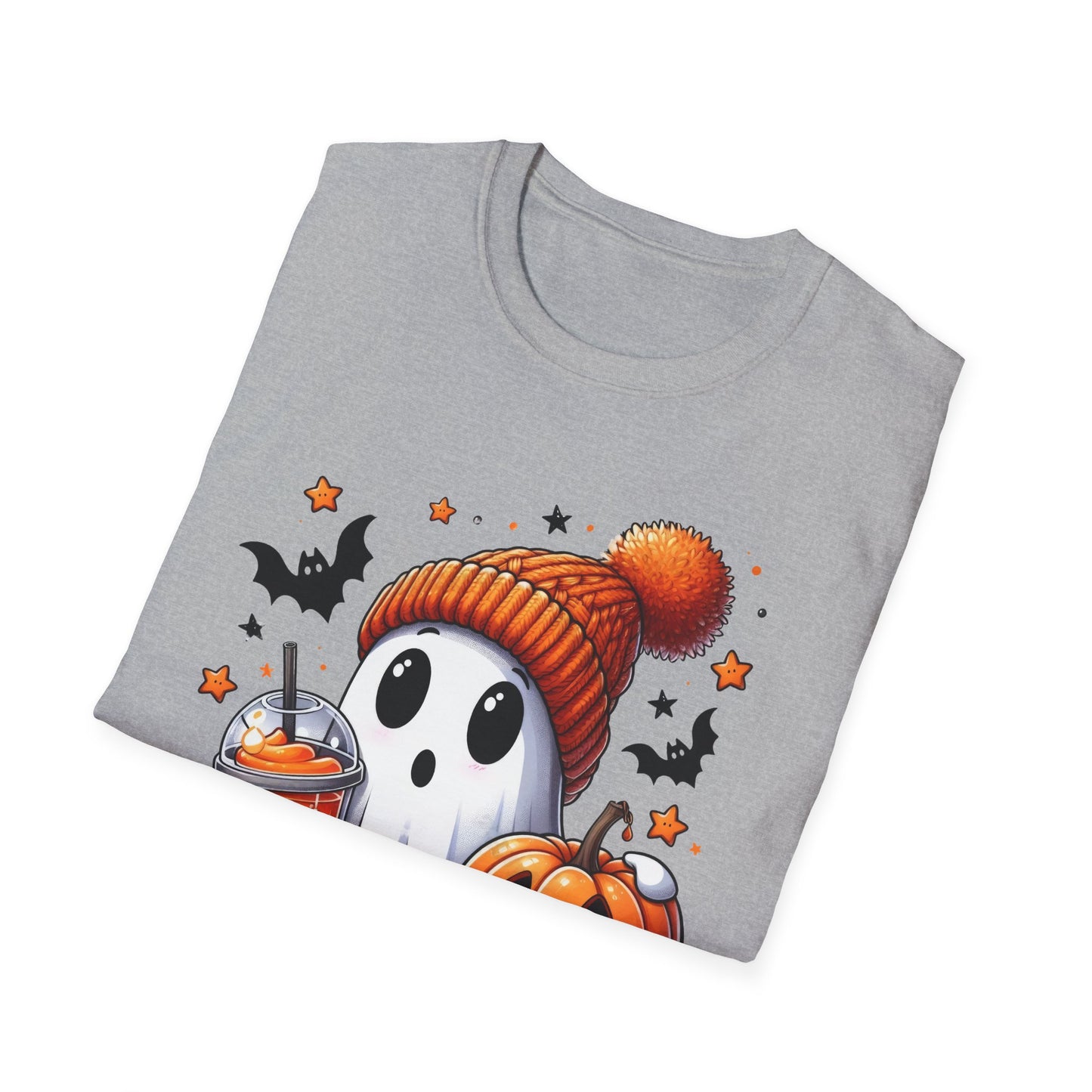 Ghost with Drink Halloween T-Shirt