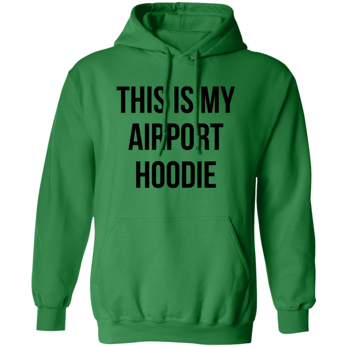 THIS IS MY AIRPORT HOODIE (Black)