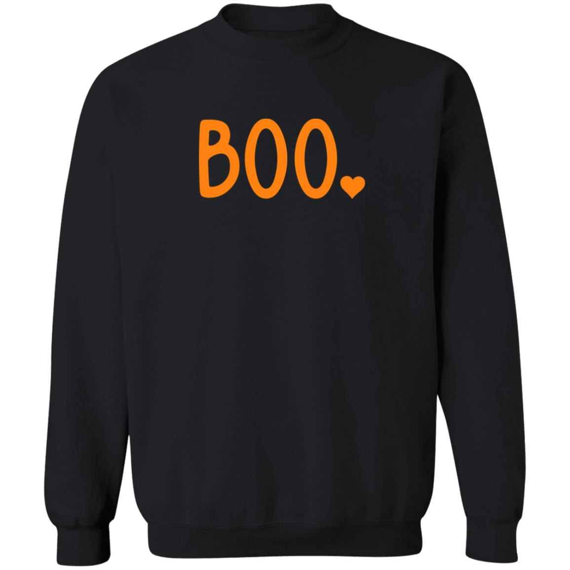 Boo Heart Halloween Sweatshirt