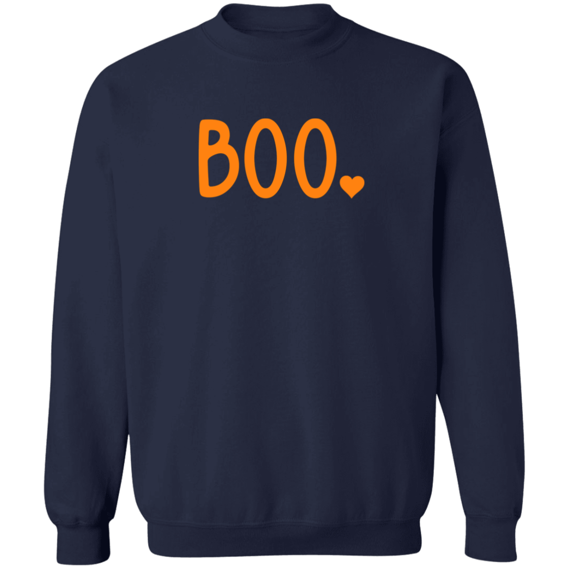 Boo Heart Halloween Sweatshirt