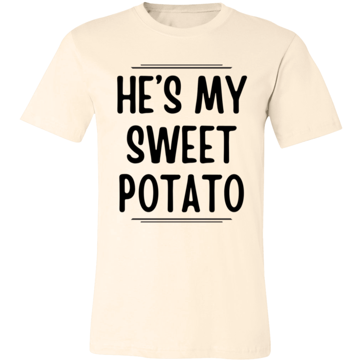 She's My Sweet Potato/He's My Sweet Potato | I Yam Couples Thanksgiving T-Shirts