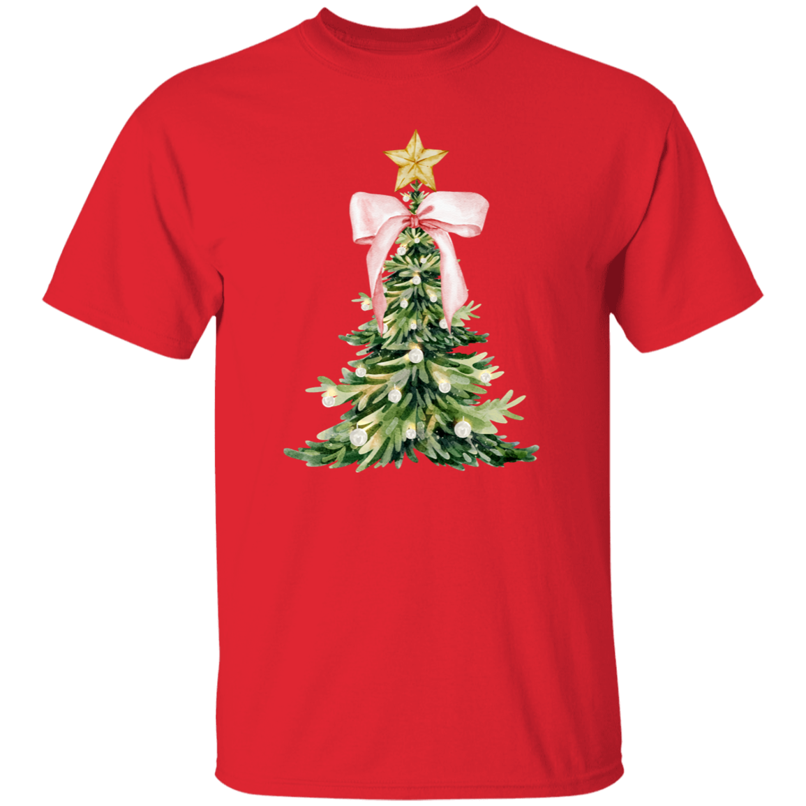 Christmas Pink Christmas Tree T-Shirt | Sweatshirt