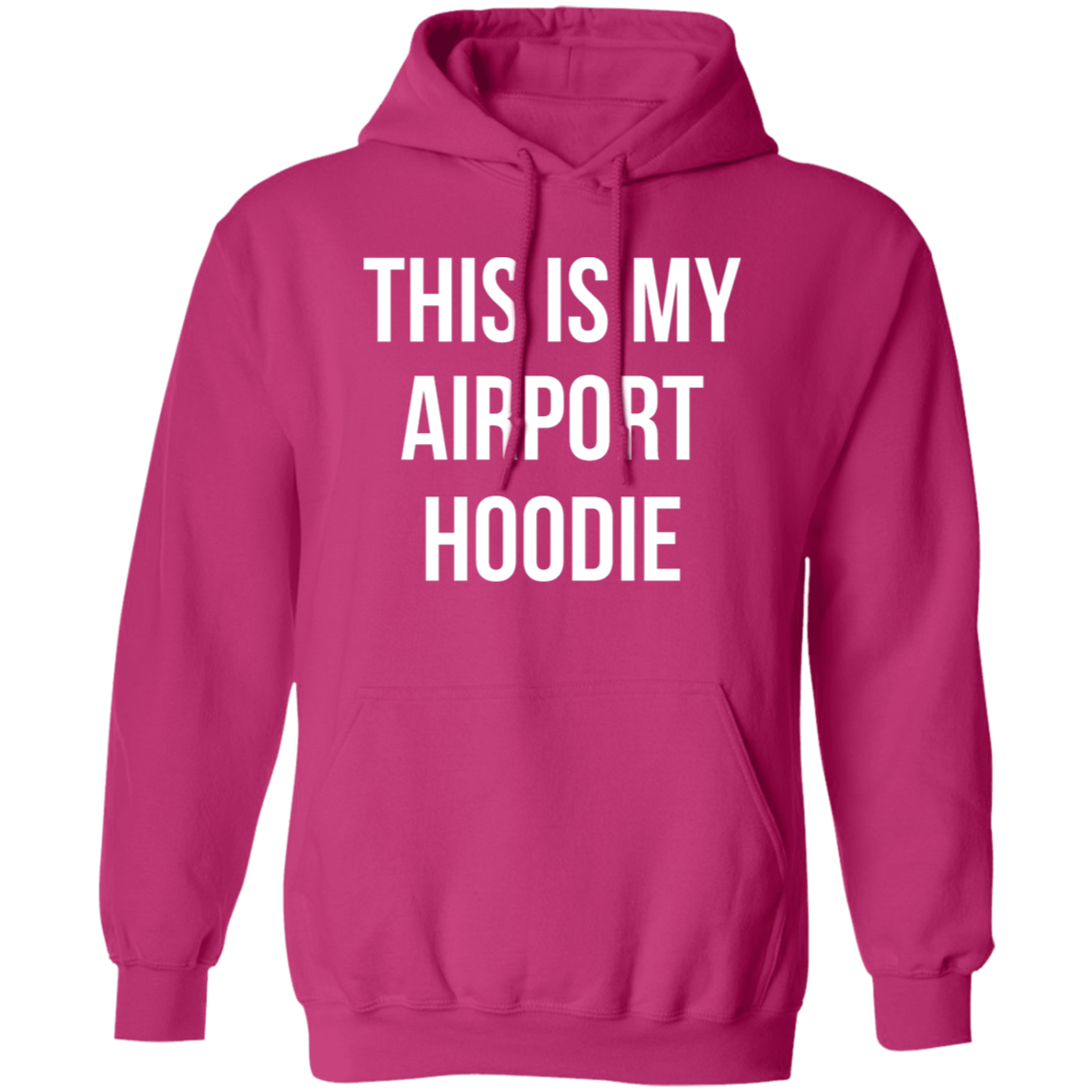 THIS IS MY AIRPORT HOODIE (White)