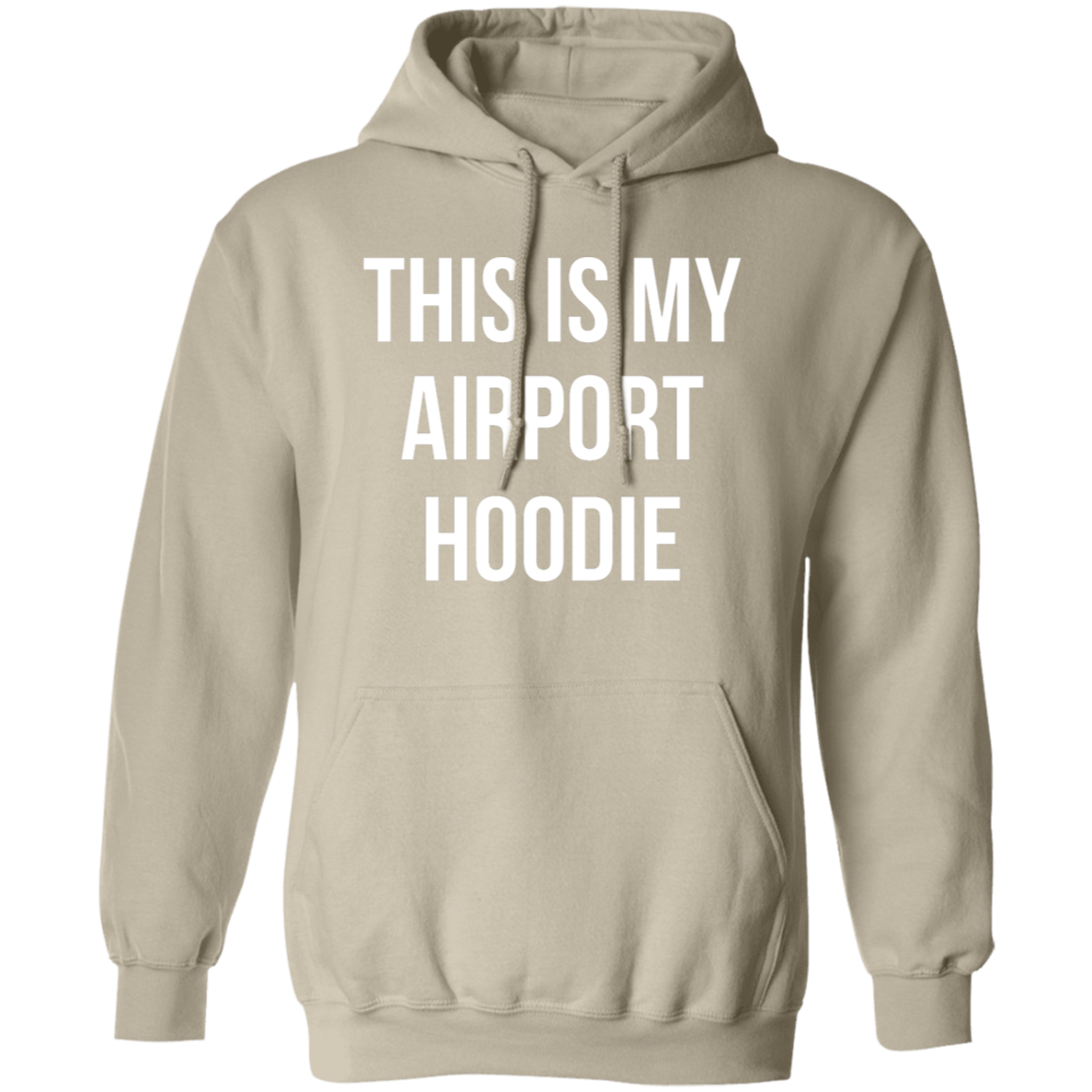 THIS IS MY AIRPORT HOODIE (White)