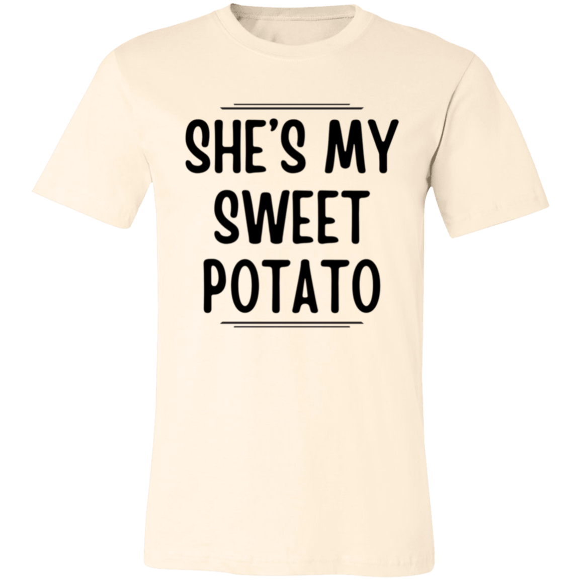 She's My Sweet Potato/He's My Sweet Potato | I Yam Couples Thanksgiving T-Shirts