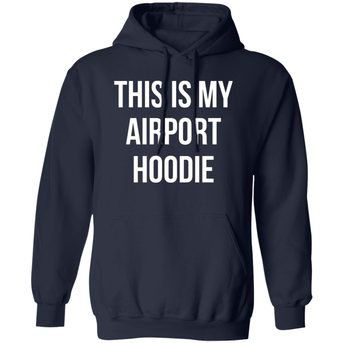 THIS IS MY AIRPORT HOODIE (White)