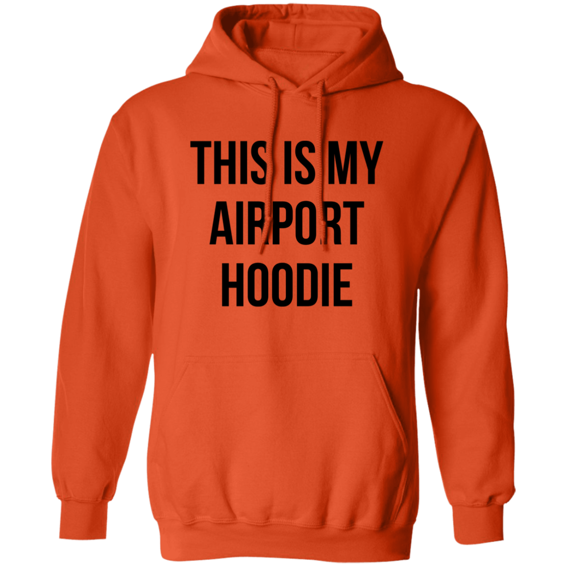 THIS IS MY AIRPORT HOODIE (Black)