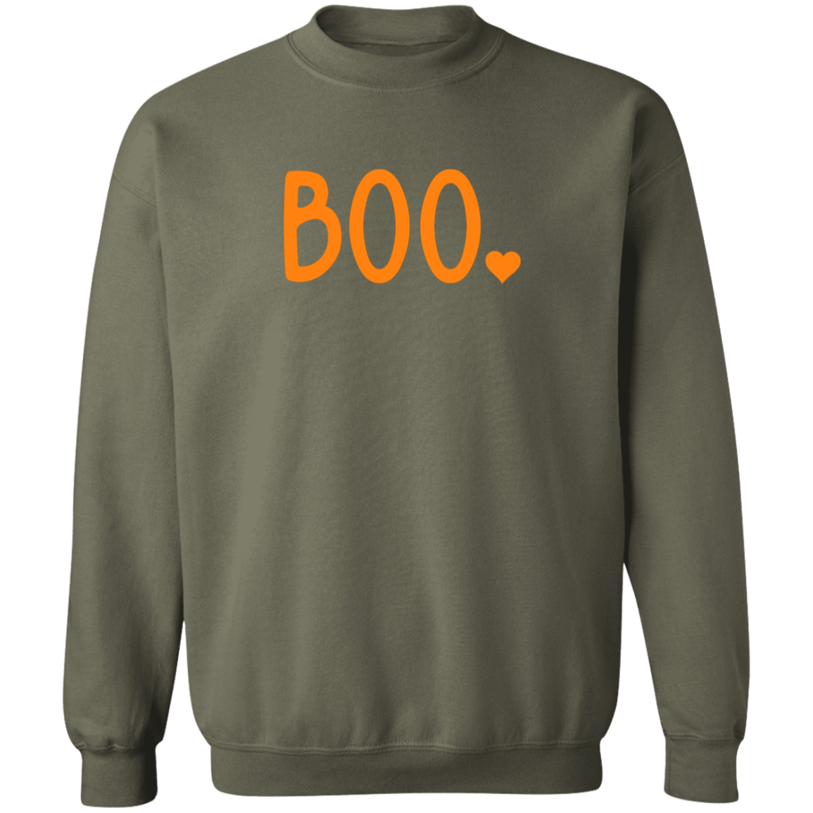 Boo Heart Halloween Sweatshirt