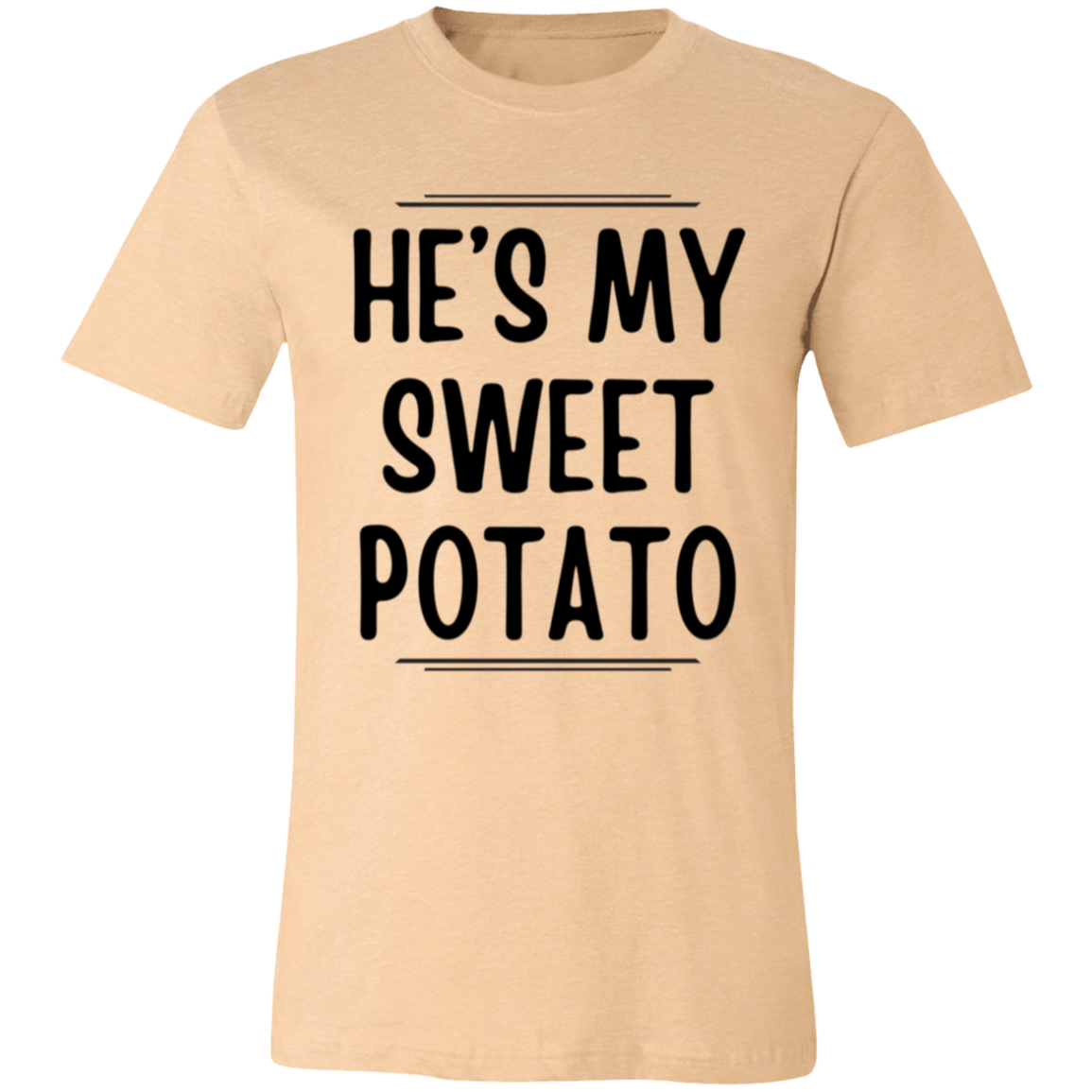 She's My Sweet Potato/He's My Sweet Potato | I Yam Couples Thanksgiving T-Shirts