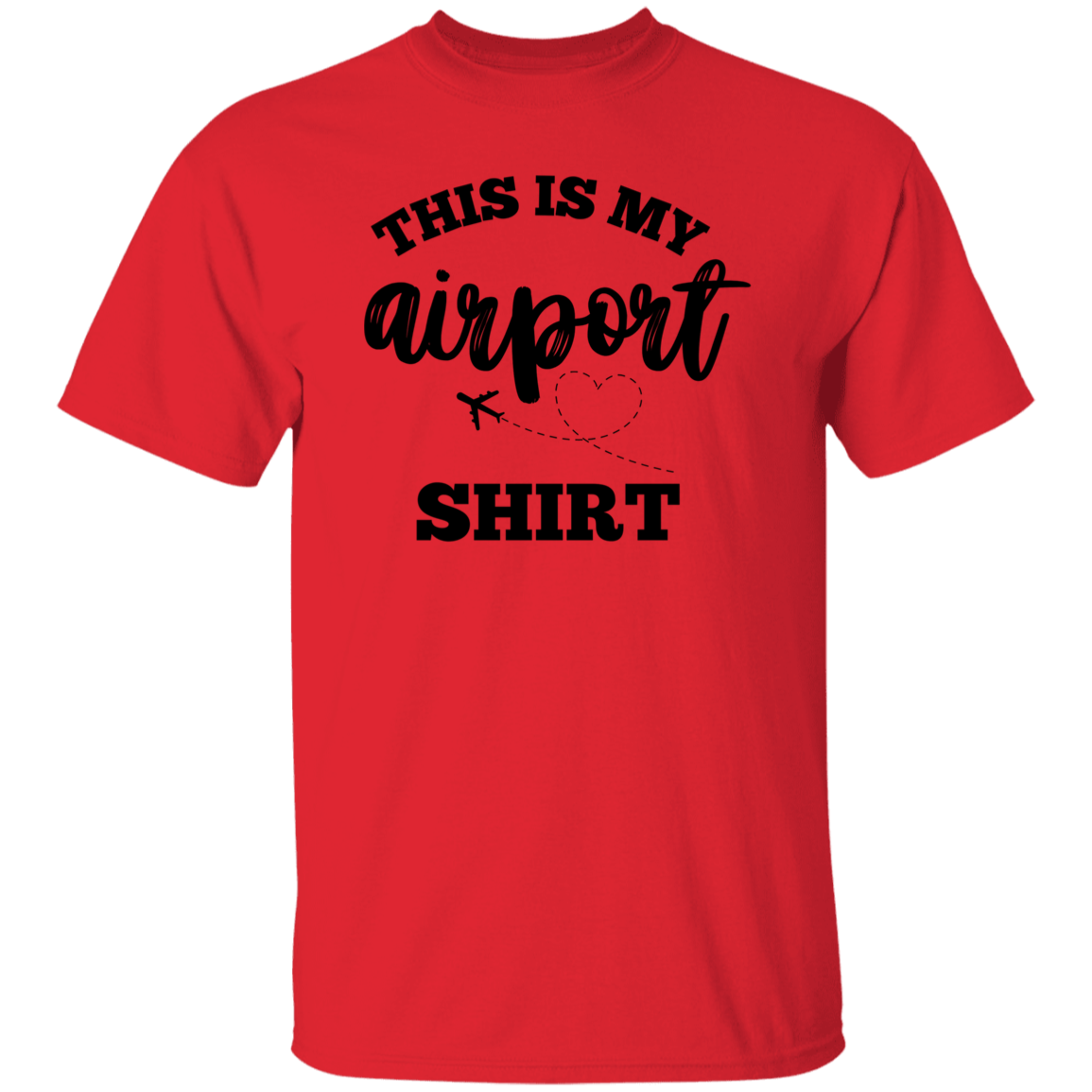 THIS IS MY AIRPORT SHIRT (Black)