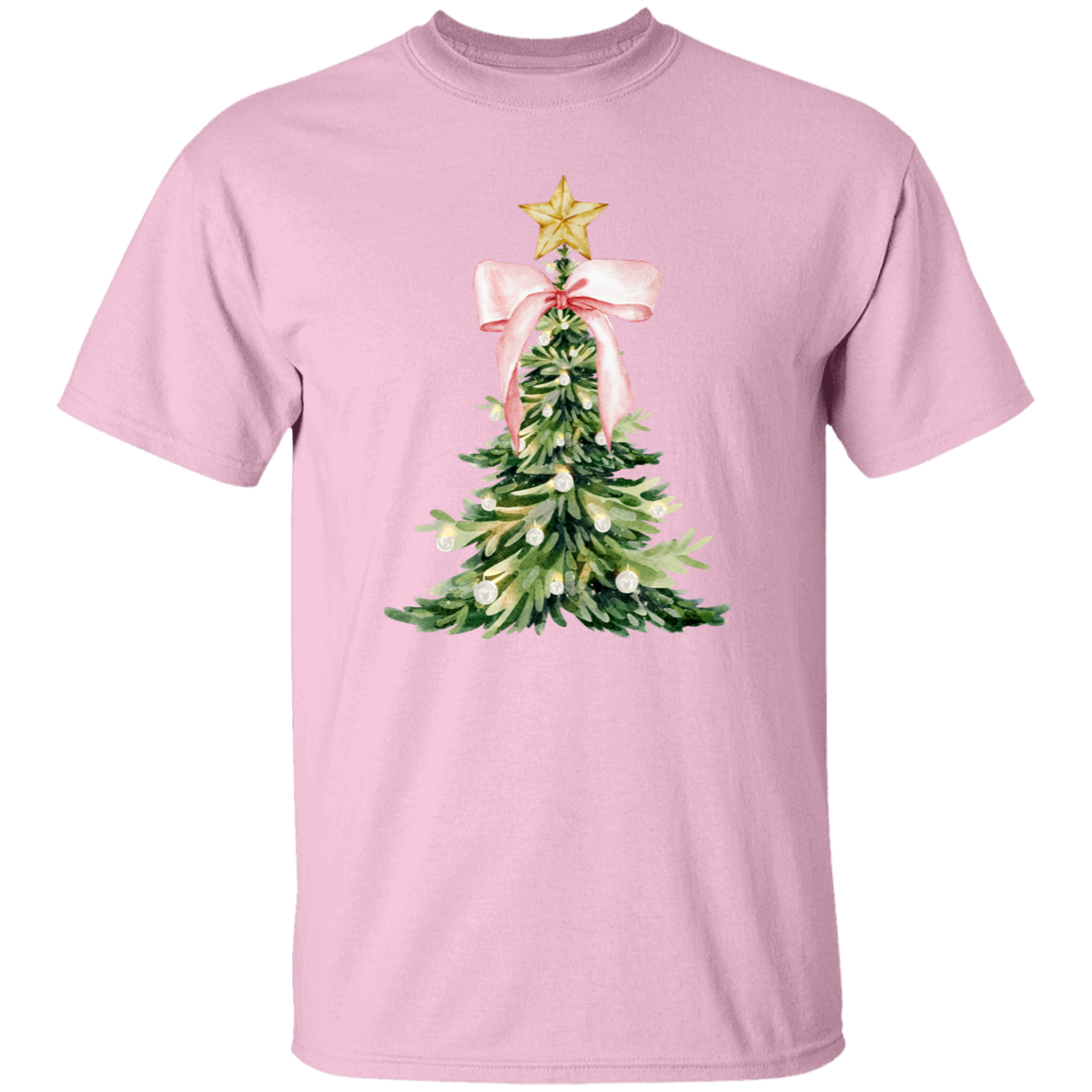 Christmas Pink Christmas Tree T-Shirt | Sweatshirt