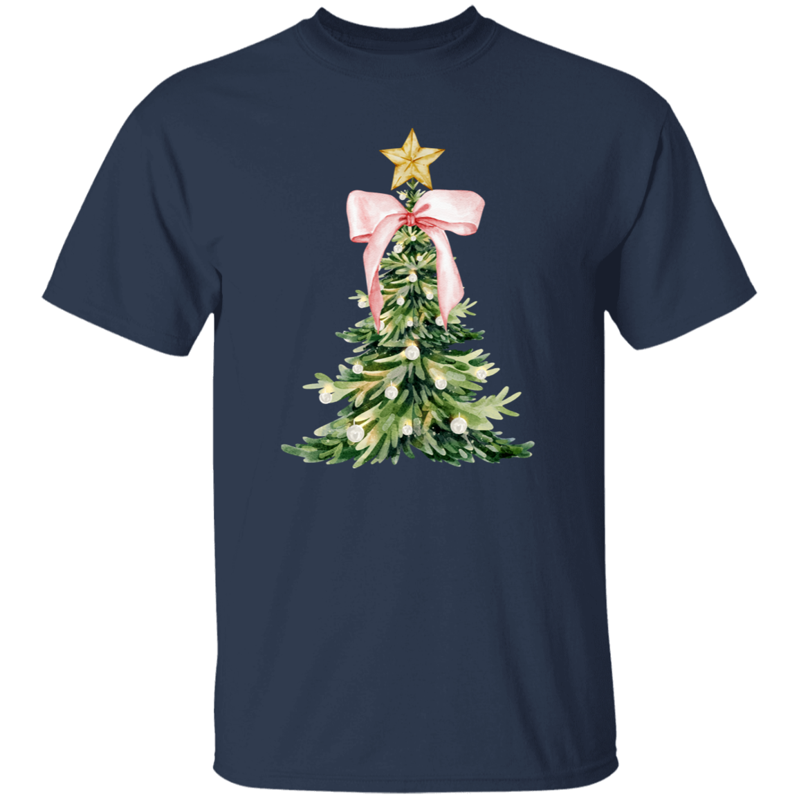 Christmas Pink Christmas Tree T-Shirt | Sweatshirt