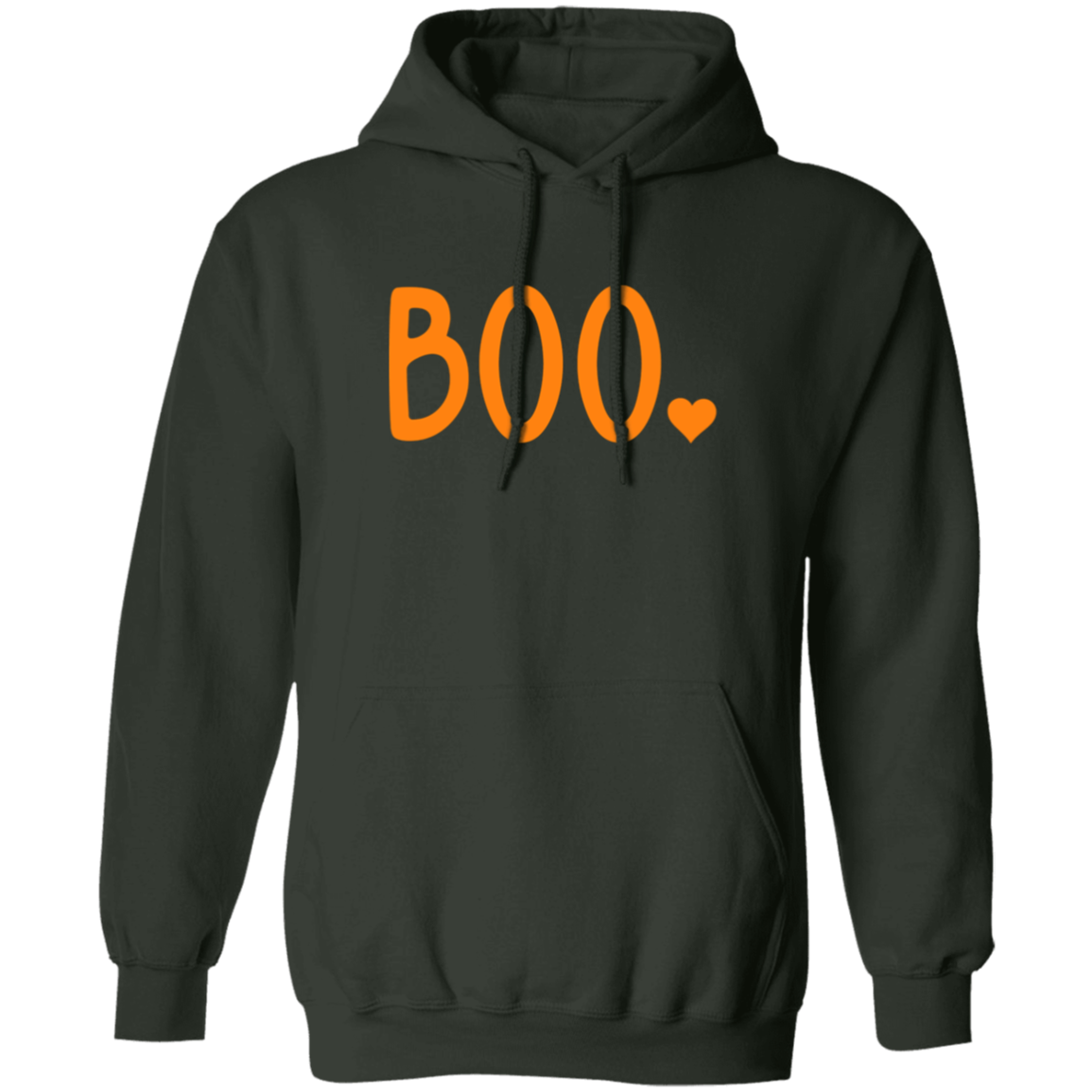 Boo Heart Halloween Hoodie