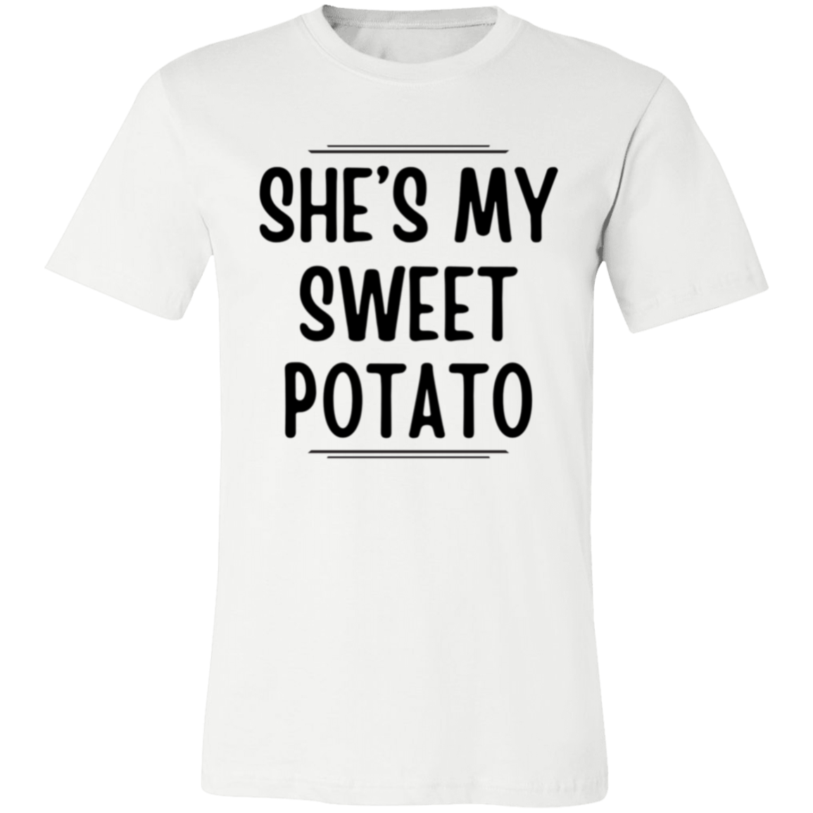 She's My Sweet Potato/He's My Sweet Potato | I Yam Couples Thanksgiving T-Shirts