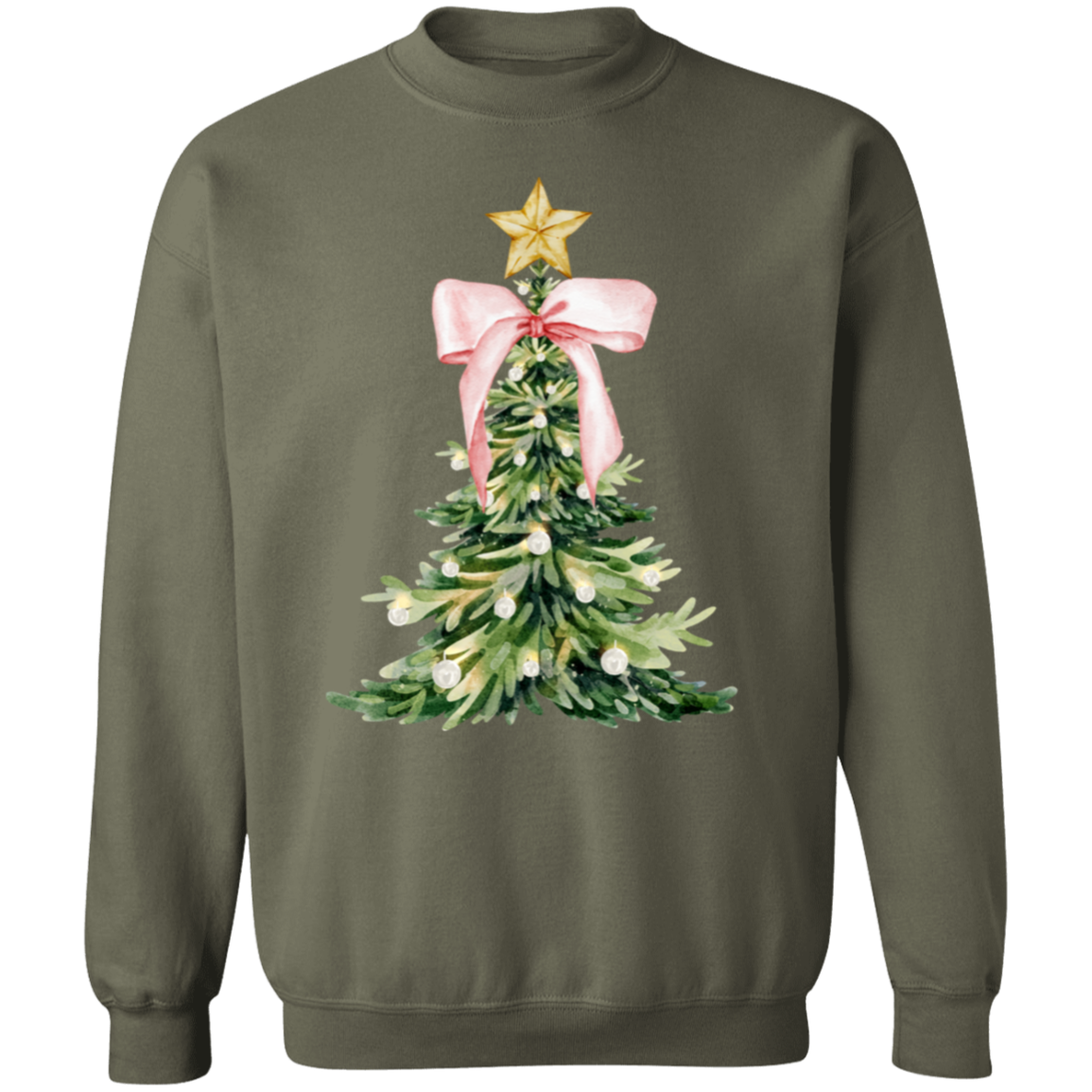 Christmas Pink Christmas Tree T-Shirt | Sweatshirt