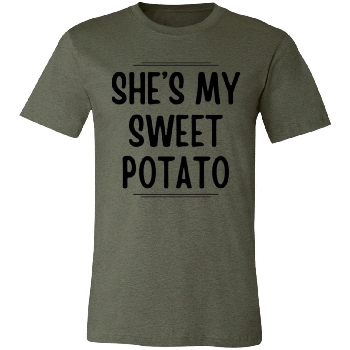 She's My Sweet Potato/He's My Sweet Potato | I Yam Couples Thanksgiving T-Shirts