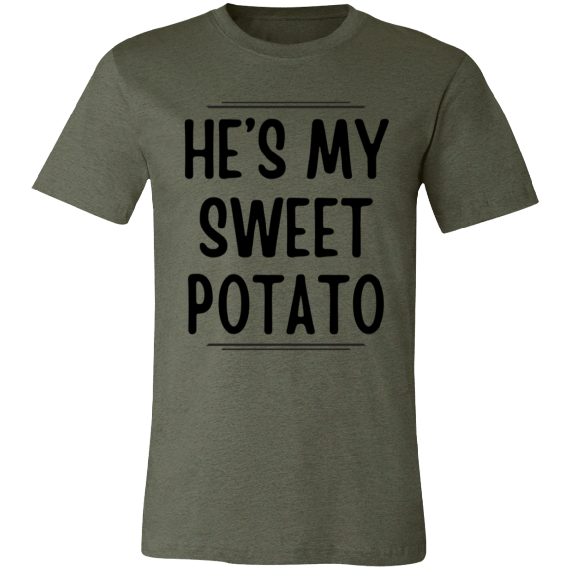 She's My Sweet Potato/He's My Sweet Potato | I Yam Couples Thanksgiving T-Shirts