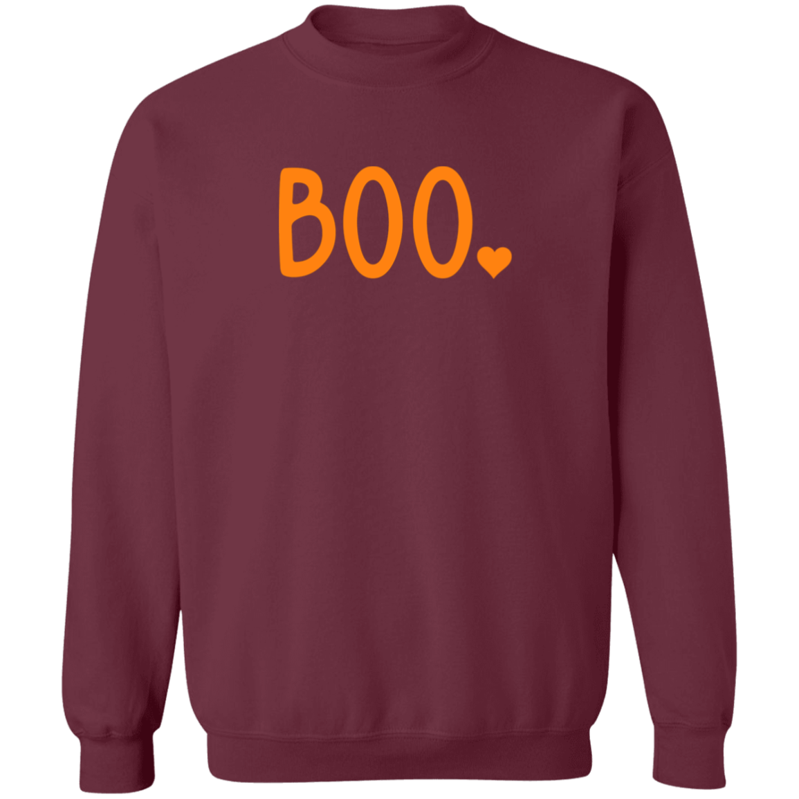 Boo Heart Halloween Sweatshirt