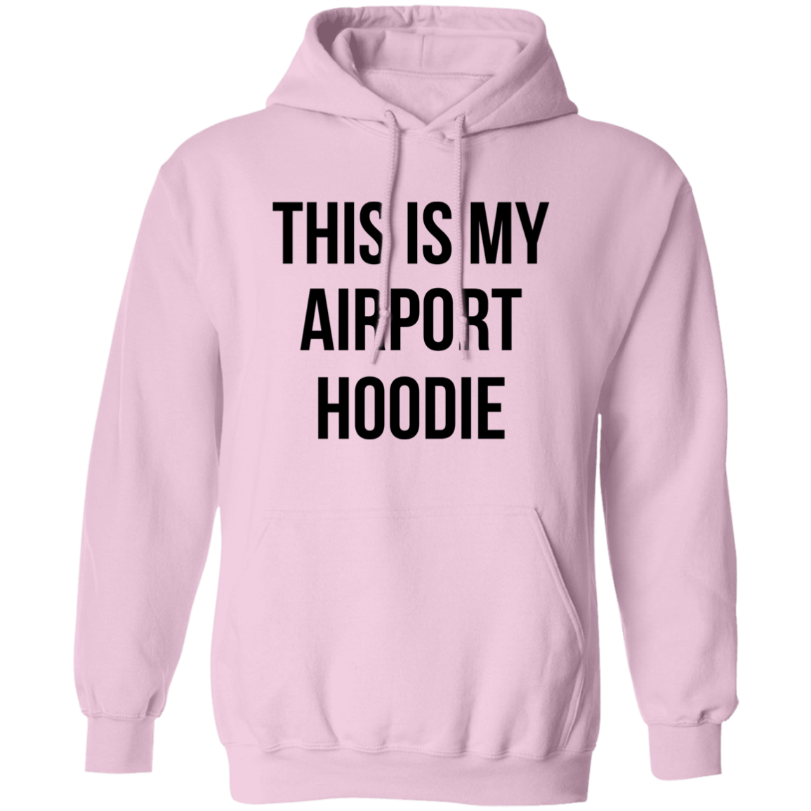 THIS IS MY AIRPORT HOODIE (Black)