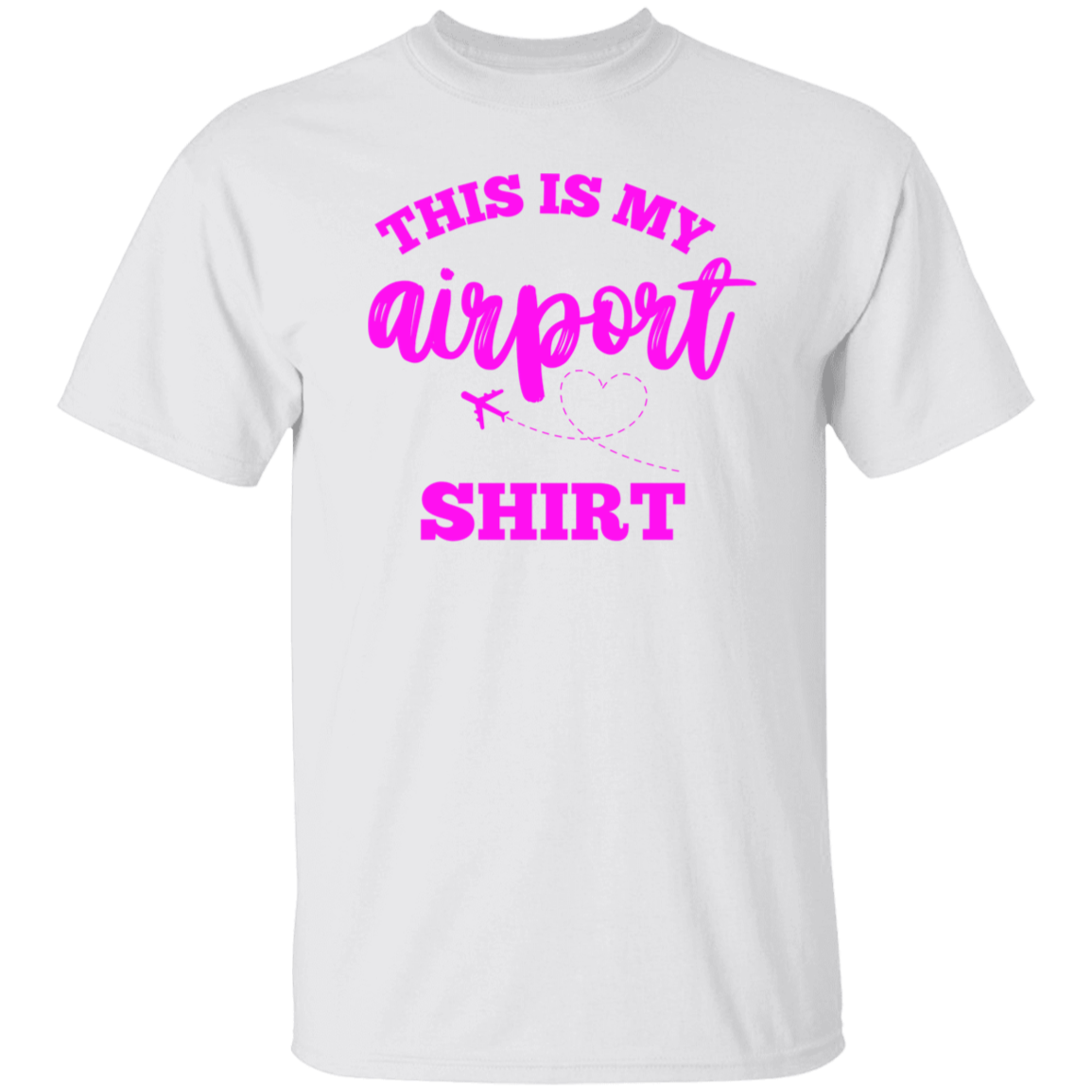 This Is My Airport T-Shirt (Pink)