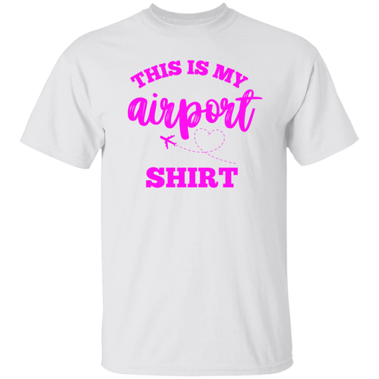 This Is My Airport T-Shirt (Pink)