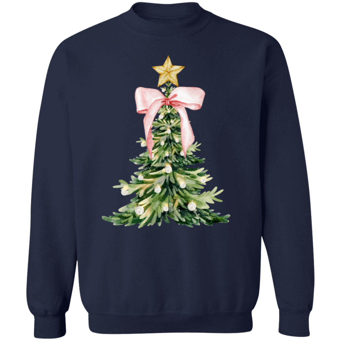 Christmas Pink Christmas Tree T-Shirt | Sweatshirt