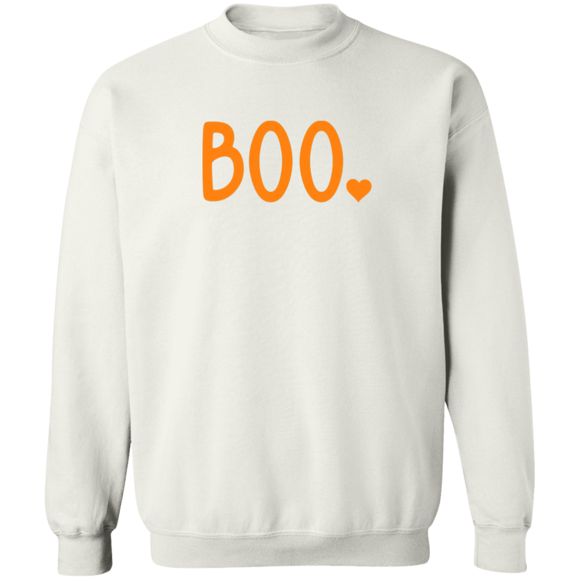 Boo Heart Halloween Sweatshirt