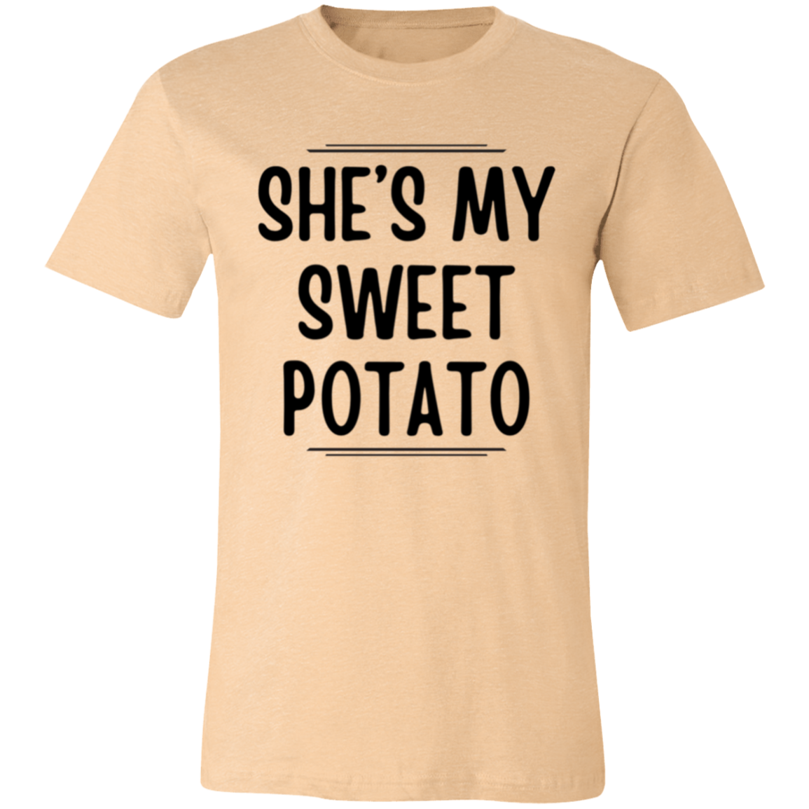 She's My Sweet Potato/He's My Sweet Potato | I Yam Couples Thanksgiving T-Shirts