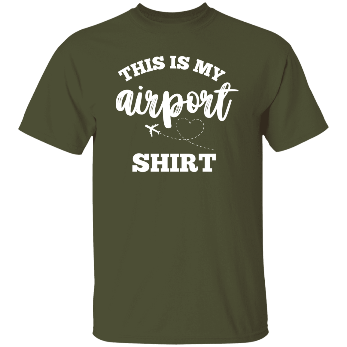 THIS IS MY AIRPORT SHIRT (WHITE)