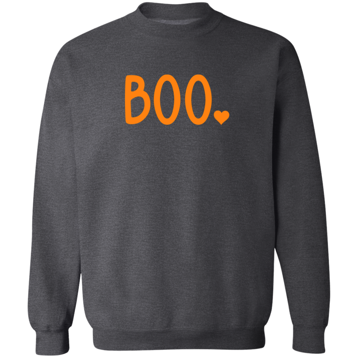 Boo Heart Halloween Sweatshirt