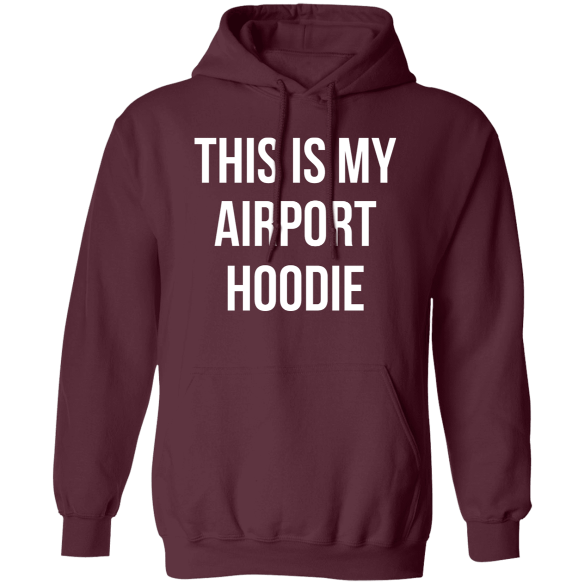 THIS IS MY AIRPORT HOODIE (White)