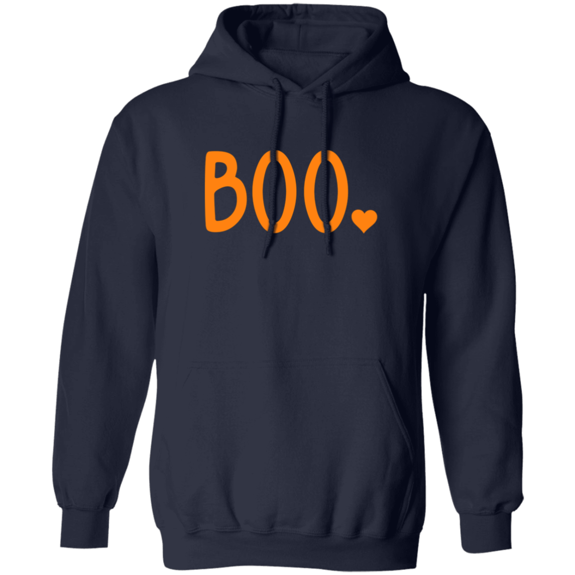 Boo Heart Halloween Hoodie