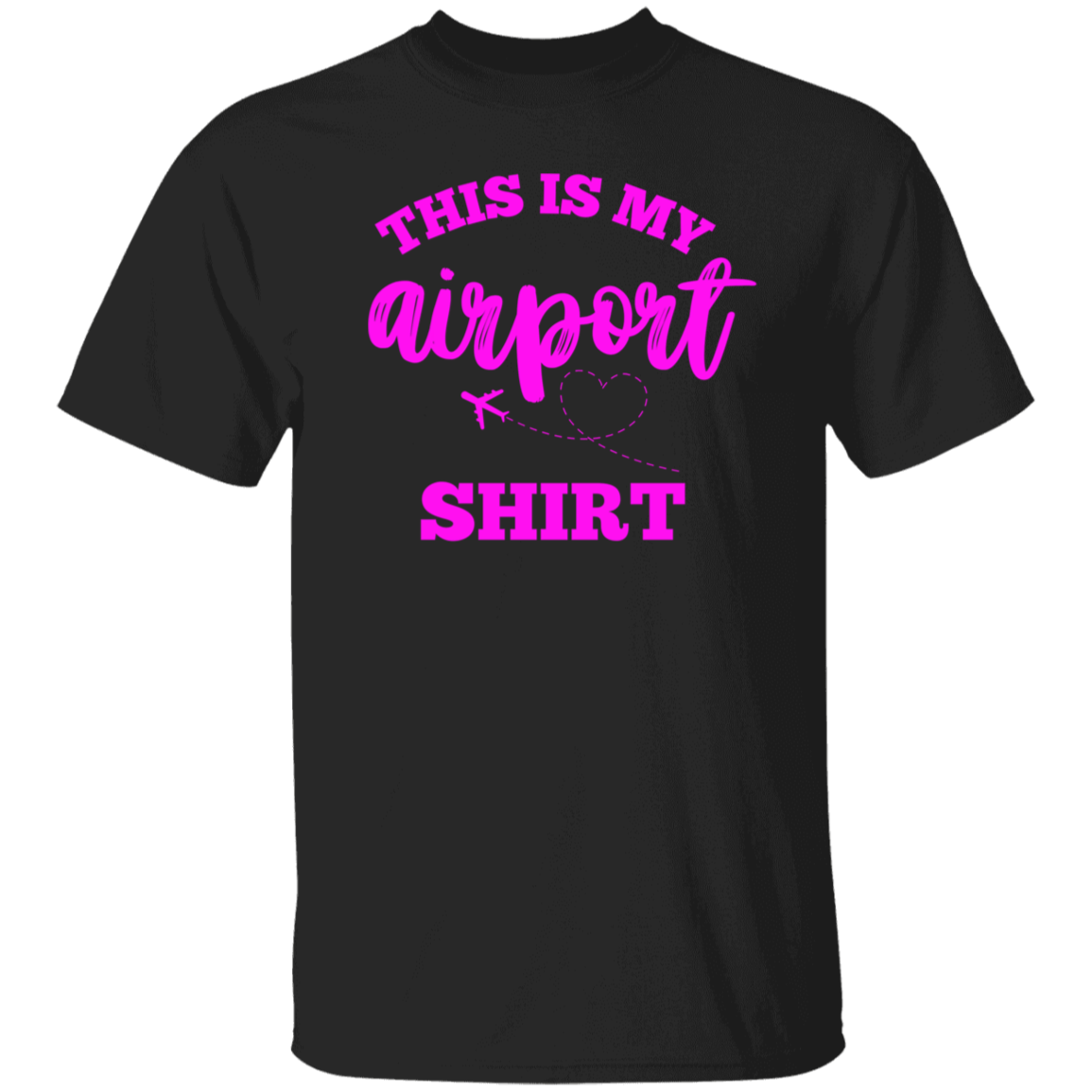 This Is My Airport T-Shirt (Pink)