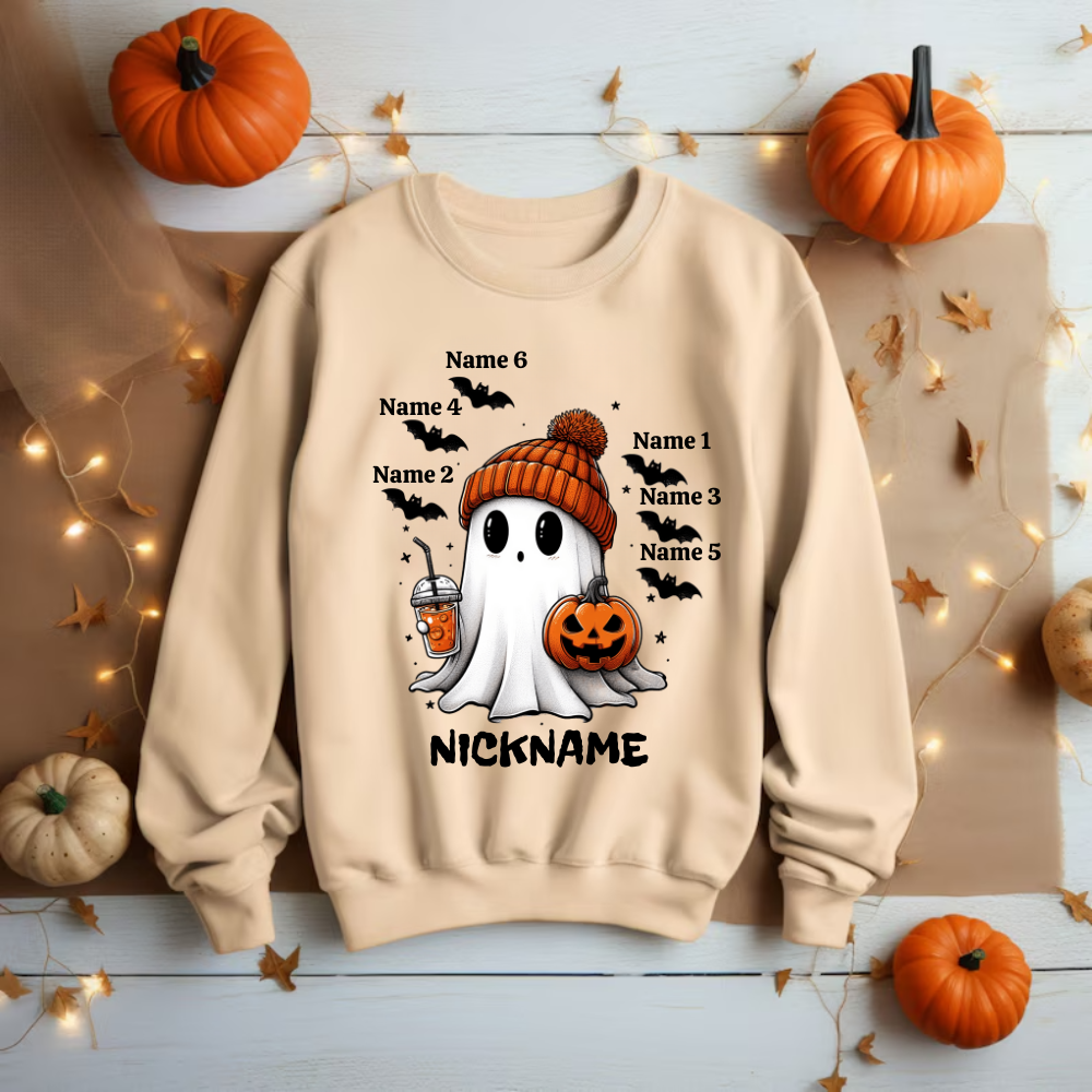 Personalized Fall Halloween Sweatshirt