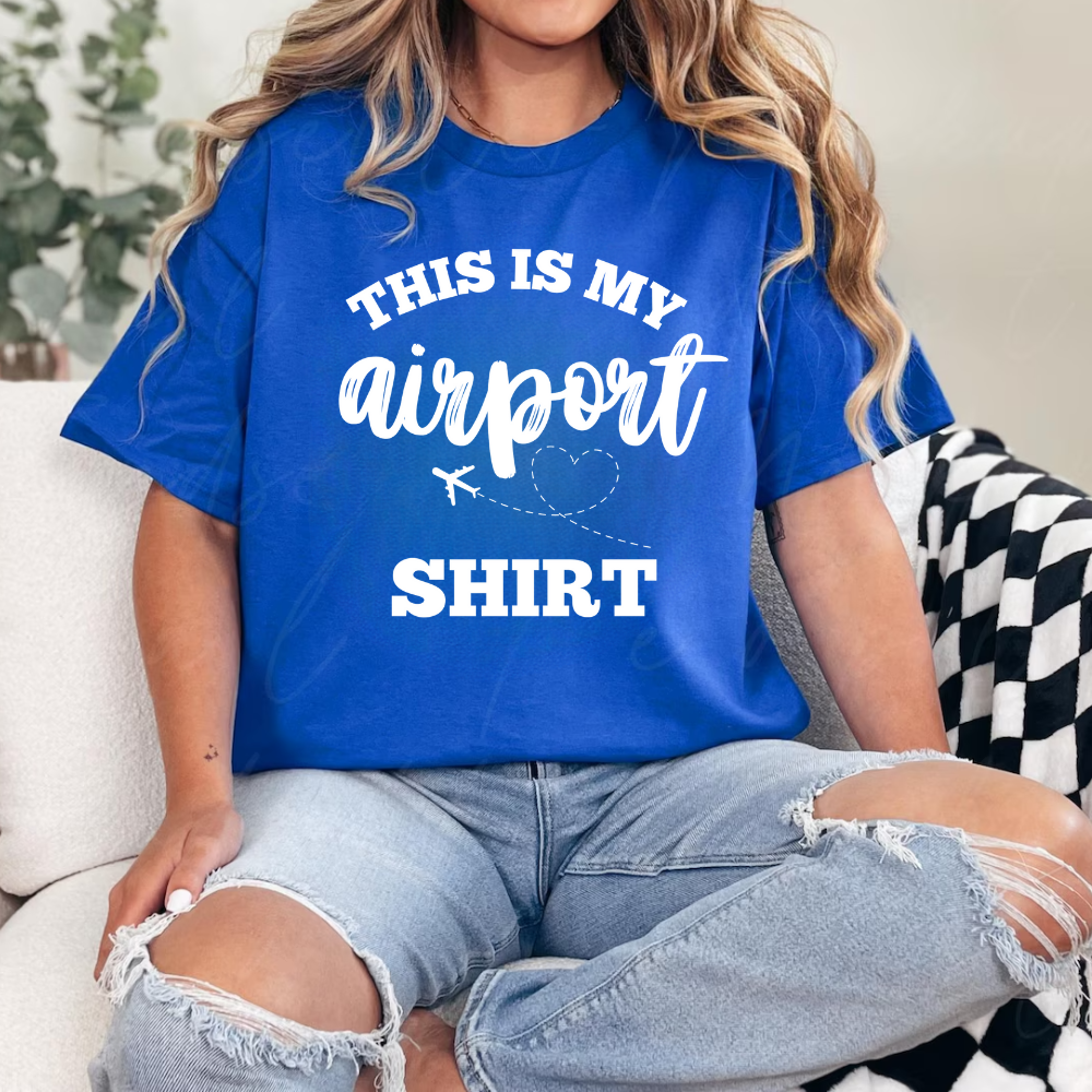 THIS IS MY AIRPORT SHIRT (WHITE)