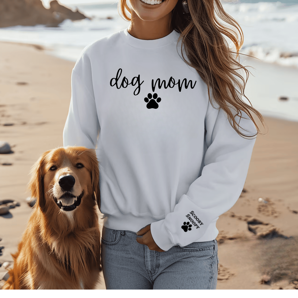 Personalized Dog Mom Sweatshirt