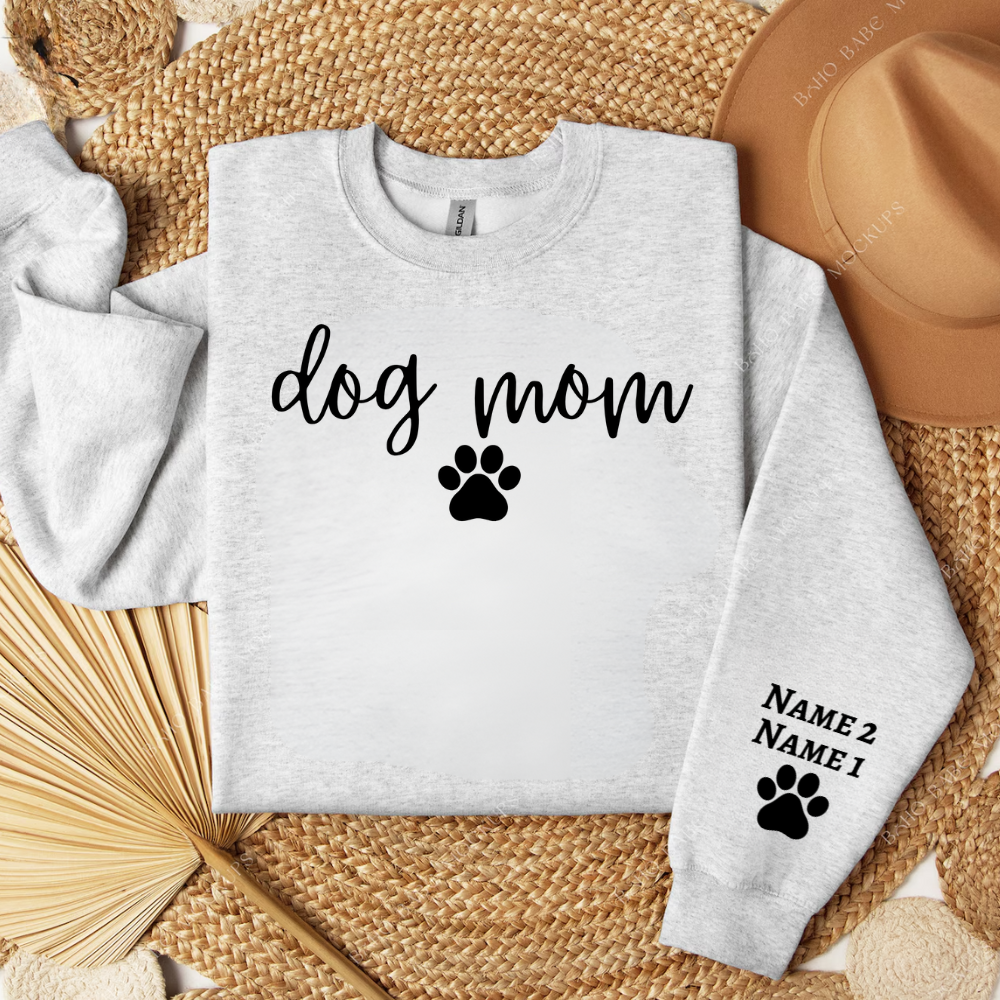 Personalized Dog Mom Sweatshirt