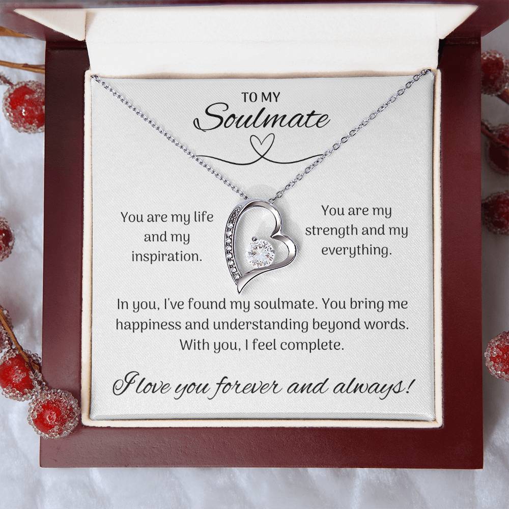 To My Soulmate - Forever Love Necklace