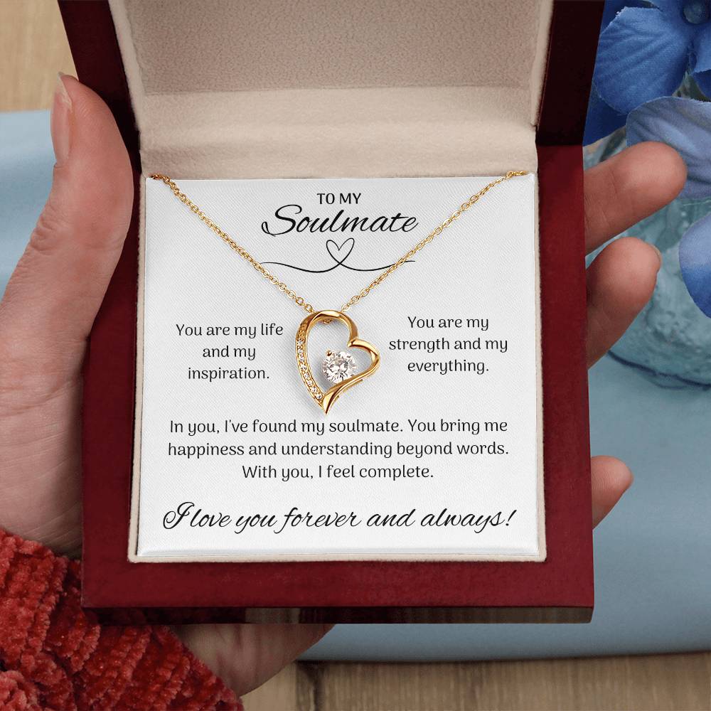 To My Soulmate - Forever Love Necklace