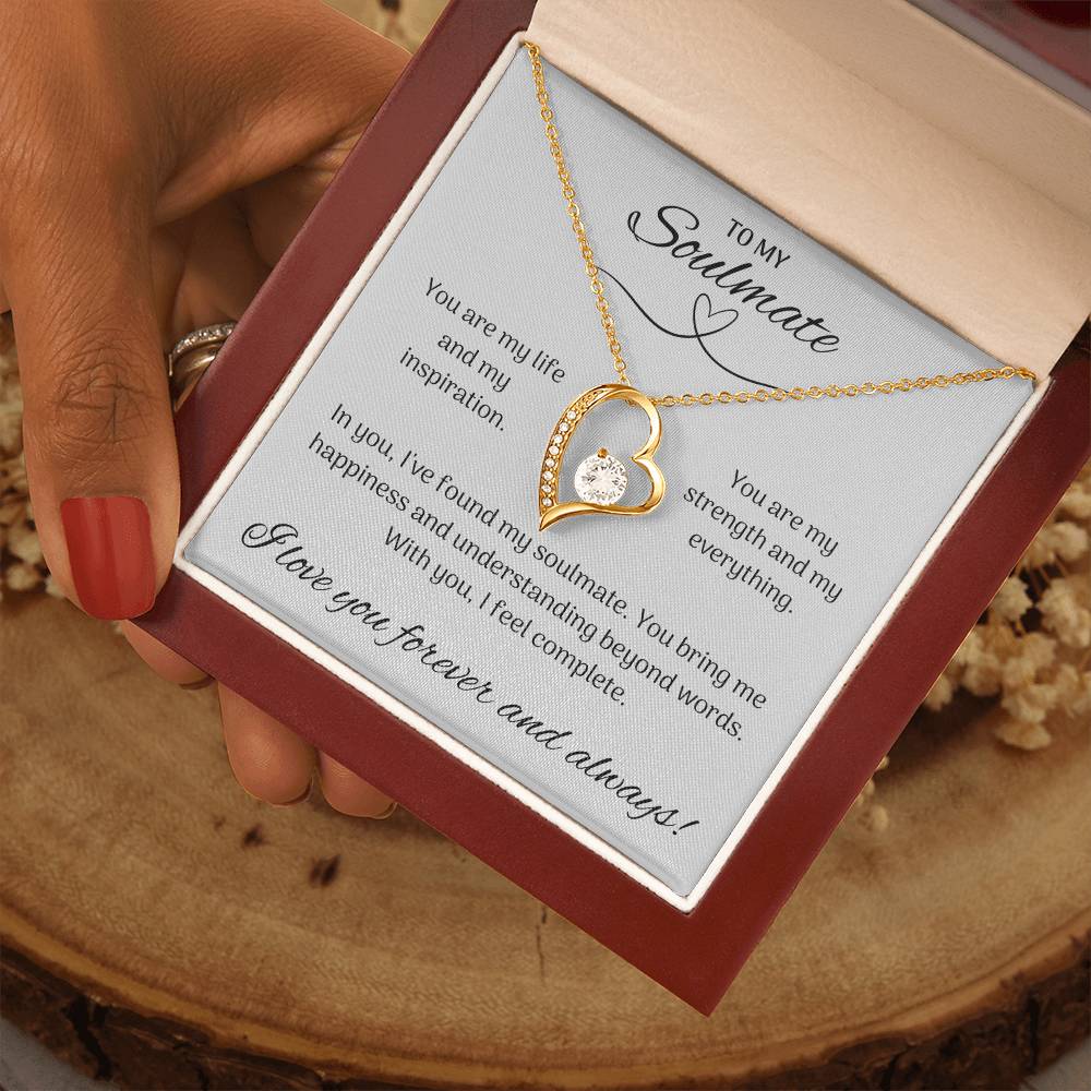 To My Soulmate - Forever Love Necklace