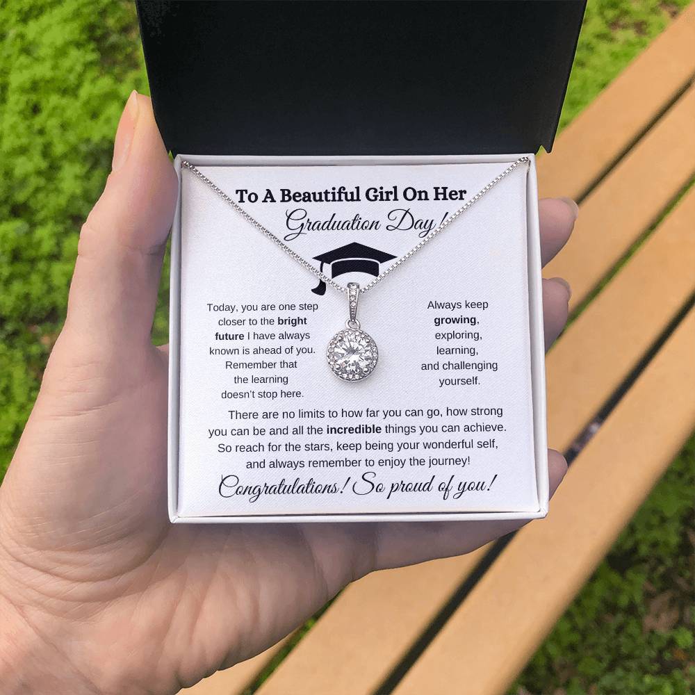 To A Beautiful Girl On Her Graduation Day – Necklace