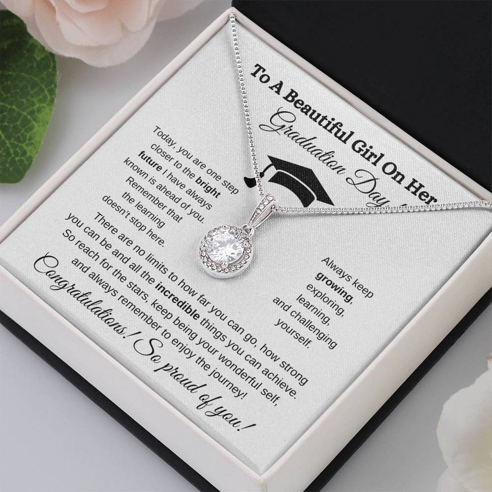 To A Beautiful Girl On Her Graduation Day – Necklace