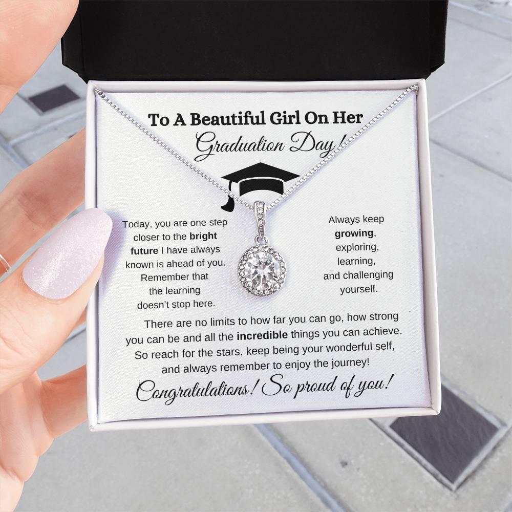 To A Beautiful Girl On Her Graduation Day – Necklace