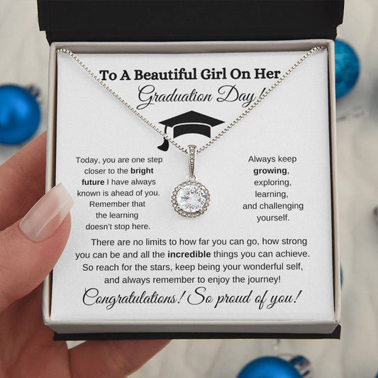 To A Beautiful Girl On Her Graduation Day – Necklace