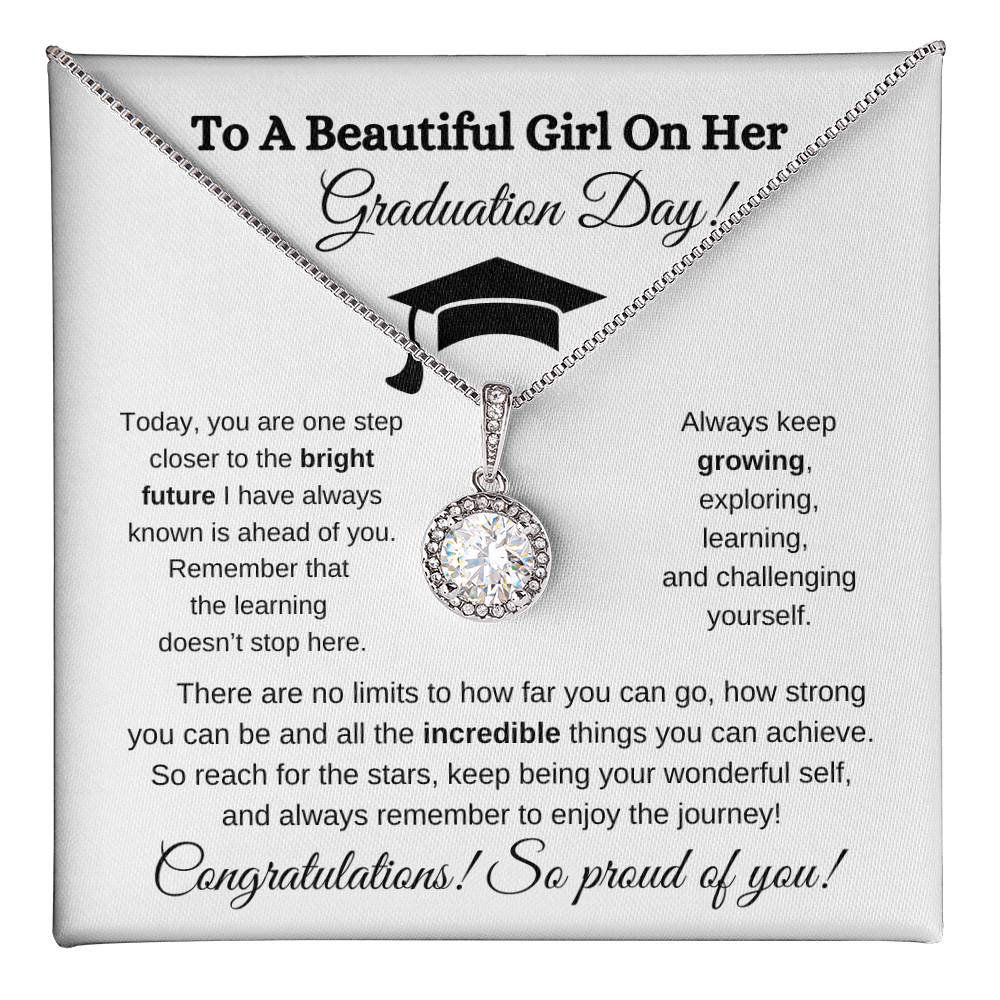 To A Beautiful Girl On Her Graduation Day – Necklace