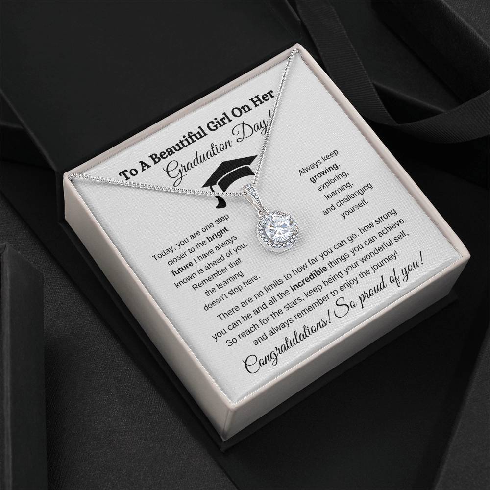 To A Beautiful Girl On Her Graduation Day – Necklace